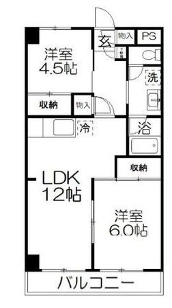 渋谷コート3号館の物件間取画像